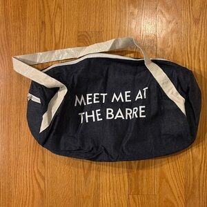 Black and White Canvas Tote Bag